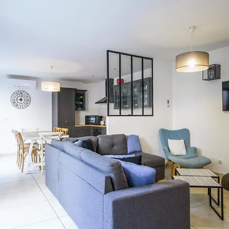 Maison D'architecte Centre Jardin, Climatisation, Parking 5 P